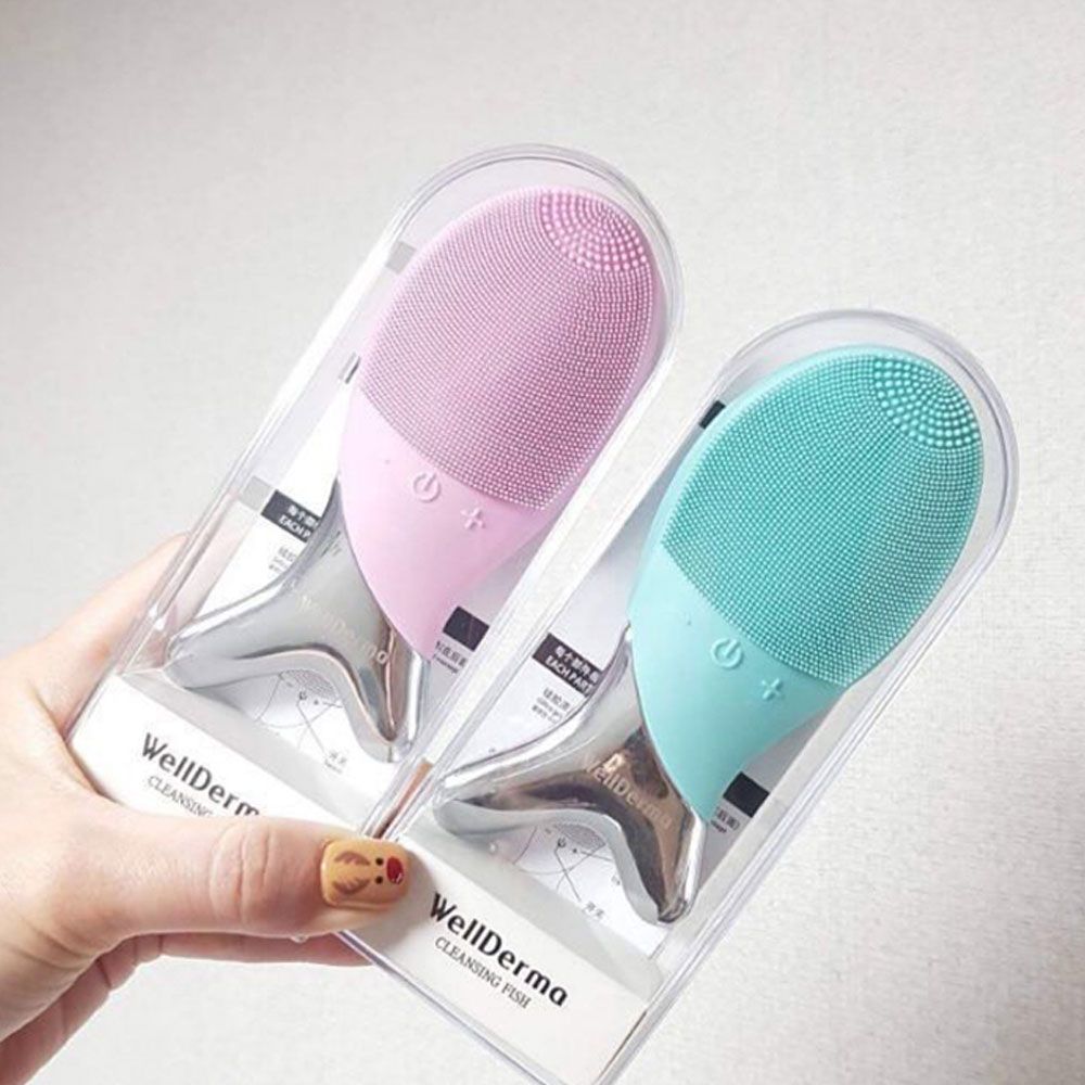 Máy rửa mặt đuôi cá WellDerma Cleansing Fish
