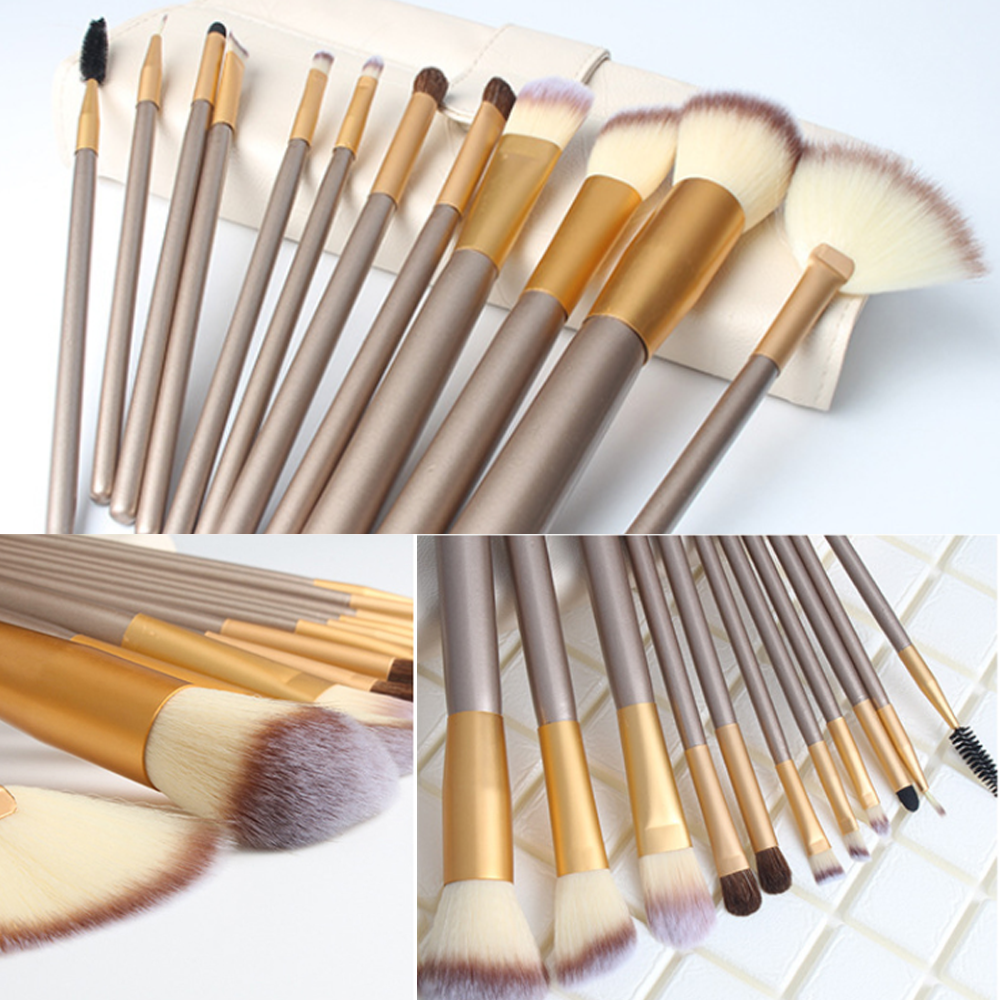 Bộ Cọ Nội Địa Trung 12 Cây Matte Bao Da Trắng