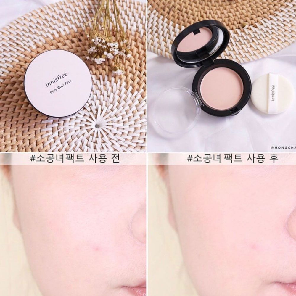 Phấn Phủ Dạng Nén Innisfree Pore Blur Pact Innisfree