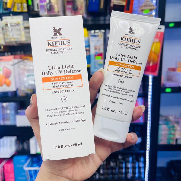  Kem Chống Nắng Hằng Ngày KIEHL'S Ultra Light Daily UV Defense SPF 50 PA++++ Anti-pollution 60ml 