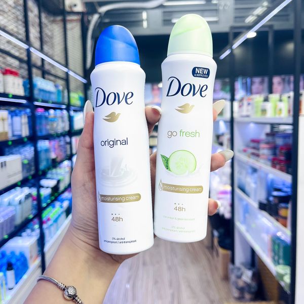  Xịt Khử Mùi Toàn Thân Khô Thoáng 48h DOVE Dry Spray AntiPerspirant 150ml 