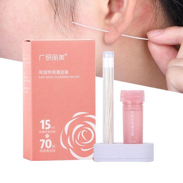  Dung Dịch Làm Sạch Lỗ Xỏ Tai Ear Hole Cleaning Water Nội Đia Trung 