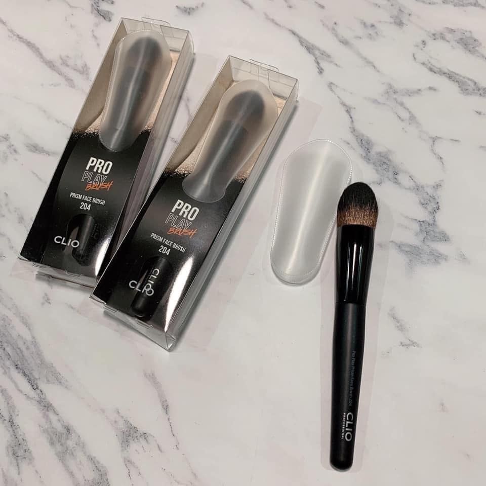  Cọ Tán Phấn Má + Higlight Đa Năng Clio Pro Play Prism Face Brush 204 