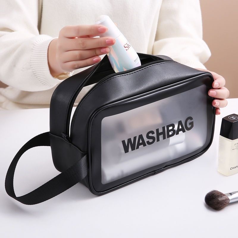  Túi Đựng Mỹ Phẩm Trong Suốt Chống Thấm Nước WASH BAG (Giao màu ngẫu nhiên) 