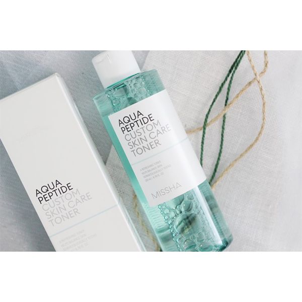 Nước Hoa Hồng Missha Aqua Peptide Custom Skin Care Toner (200ml)