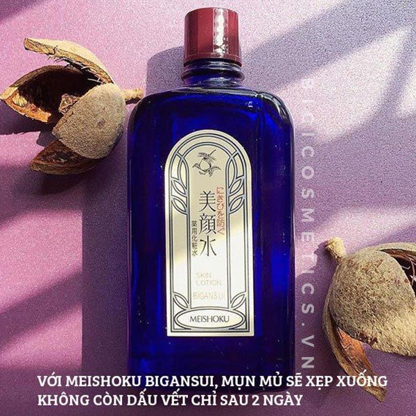 Nước Hoa Hồng Trị Mụn Meishoku Bigansui Medicated Skin Lotion