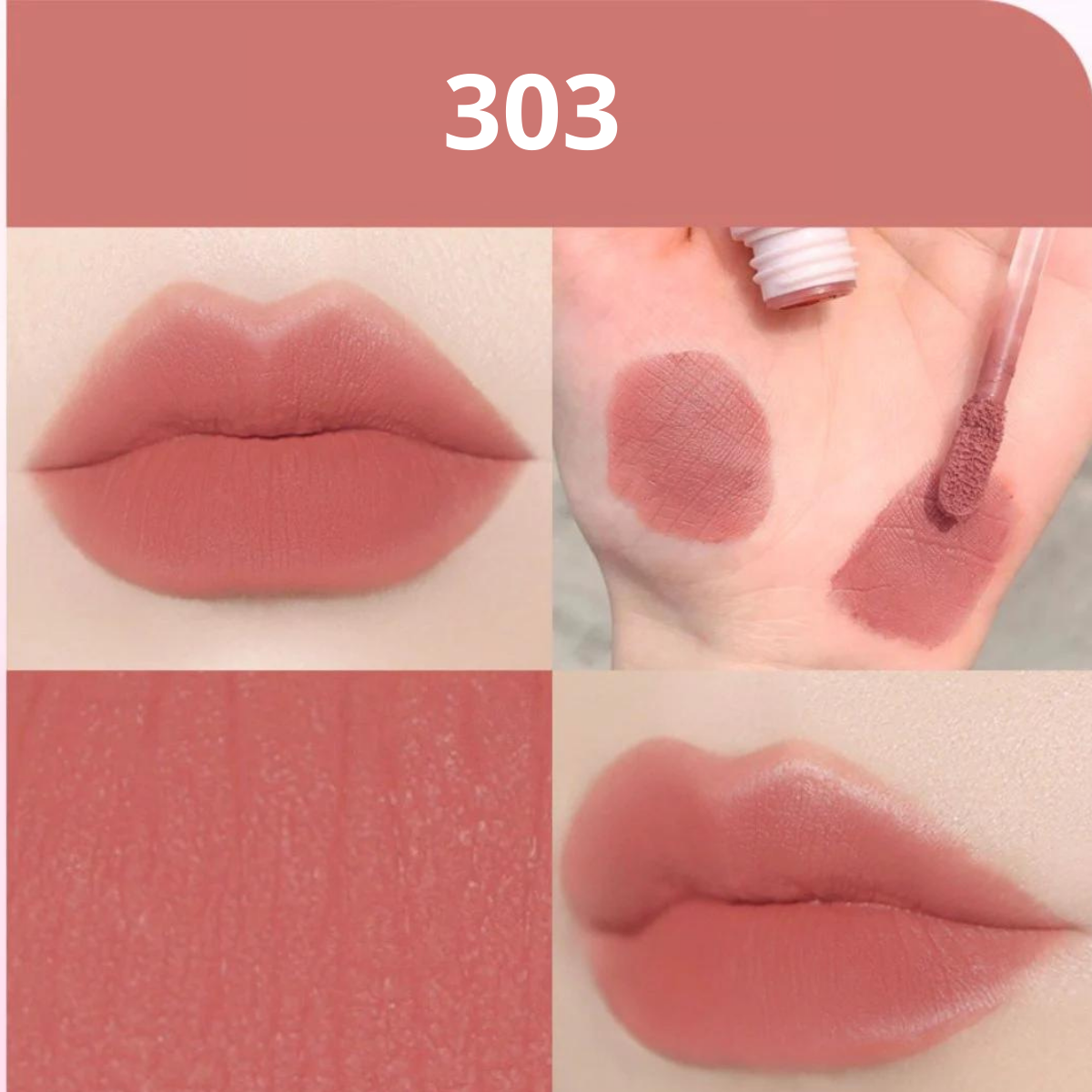  Son Kem Lì Nắp Trong Suốt Hoa Anh Đào HOLD LIVE Flower Sakura Velvet Matte 