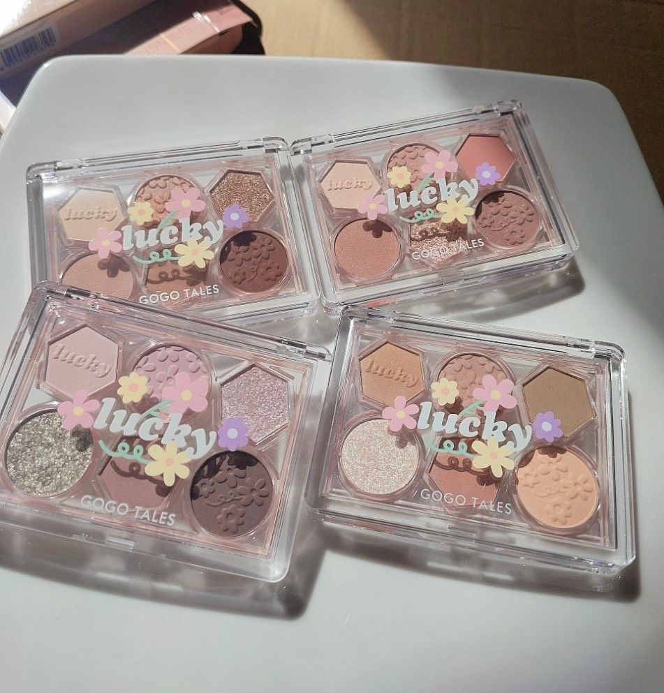 Bảng Phấn Mắt 6 Ô Lucky GOGO TALES Springfield Flower Eyeshadow Palette