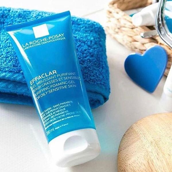 Gel Rửa Mặt Tạo Bọt Dành Cho Da Dầu, Nhạy Cảm La Roche-Posay Effaclar Gel Moussant Purifiant 200ml