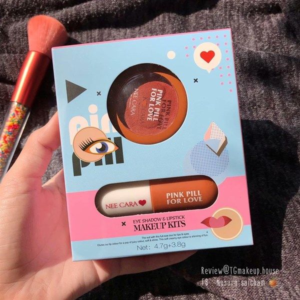 Bộ Phấn Mắt Và Son Nee Cara Be Colorful Eye Shadow & Lipstick Make Up Kits N402