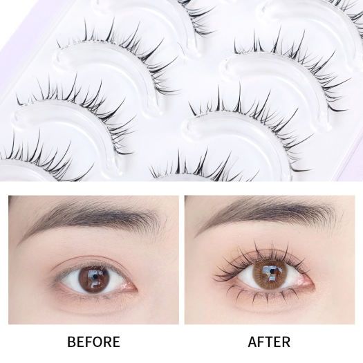  Mi Giả Gân Trong Tự Nhiên Đa Dạng ZHUANGCAIYAN Soft Eyelashes 