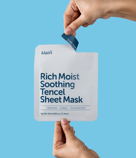  Mặt Nạ Cấp Ẩm, Căng Bóng Da KLAIRS Rich Moist Soothing Tencel Sheet Mask - 25ML 