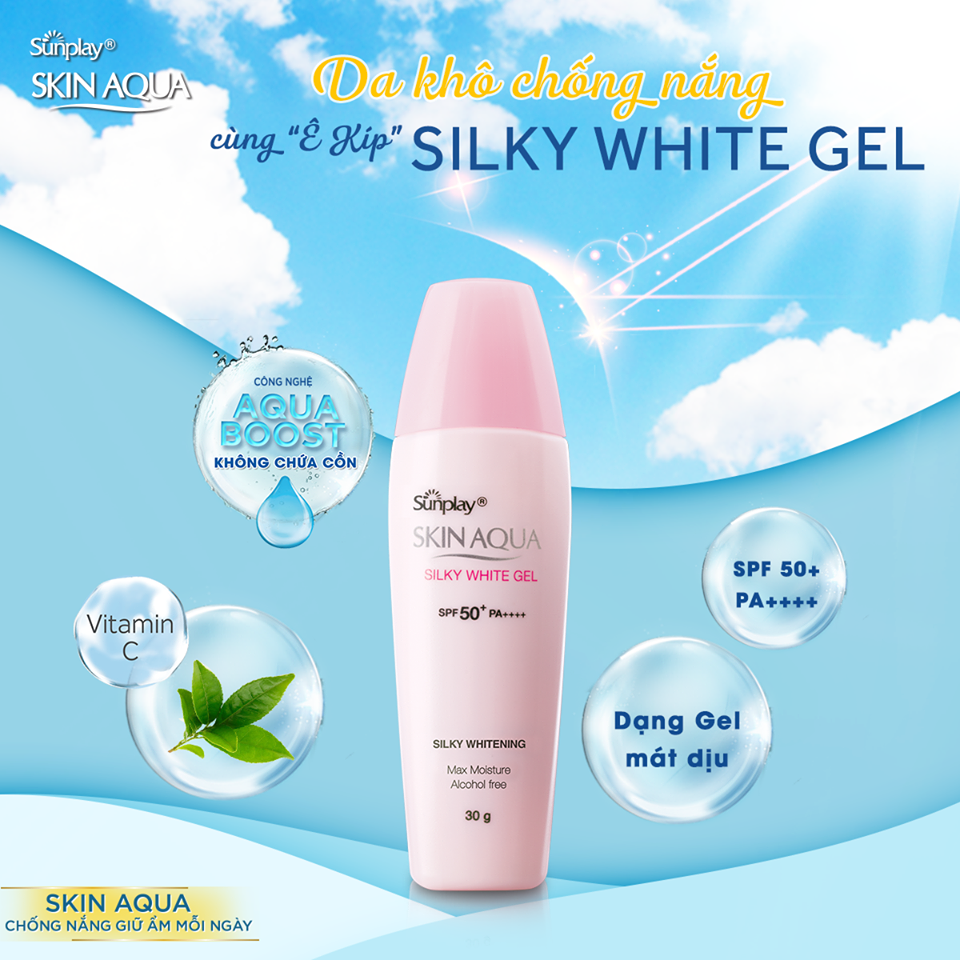 Kem Chống Nắng Dưỡng Ẩm, Sáng Da Sunplay Skin Aqua SPF50+ PA++++ 30g