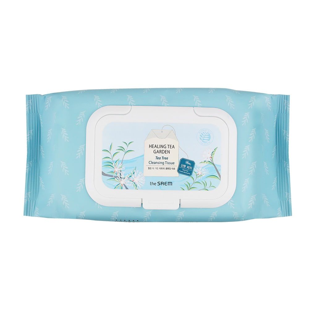 Khăn Tẩy trang The Saem Healing Tea Garden Cleansing Tissue