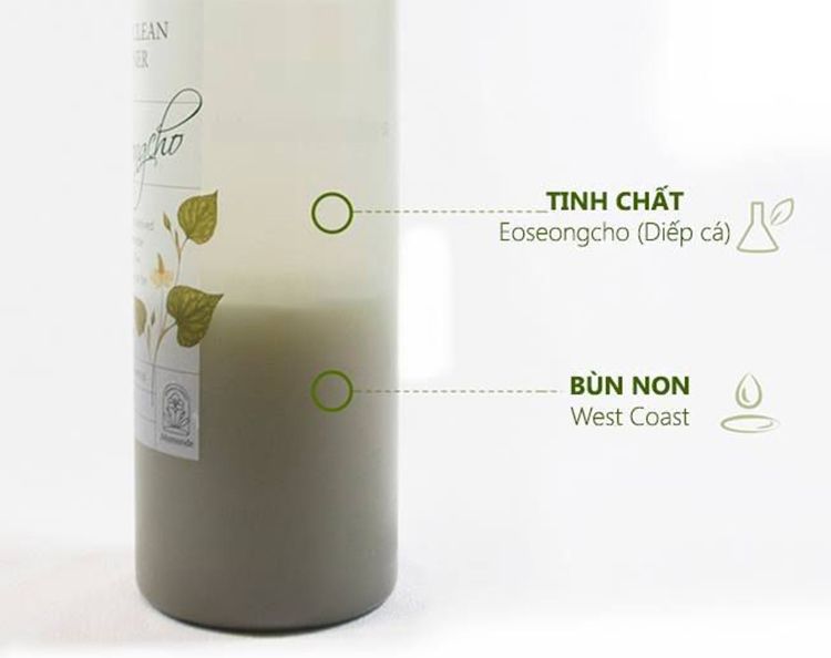 Nước Hoa Hồng Diếp Cá Mamonde Pore Clean Toner- 250 ml