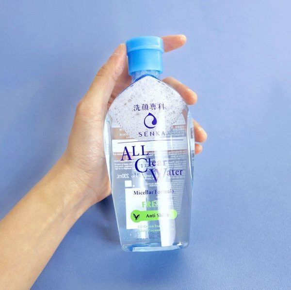 Nước tẩy trang sạch thoáng Senka All Clear Water Fresh Anti Shine Micellar Formula 230ml (không tích điểm)