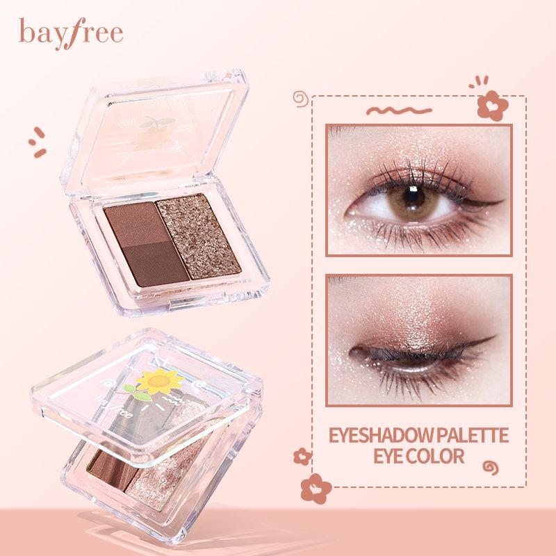  Phấn Mắt 3 Ô Bền Màu BAYFREE Eyeshadow Palette Eye Color 