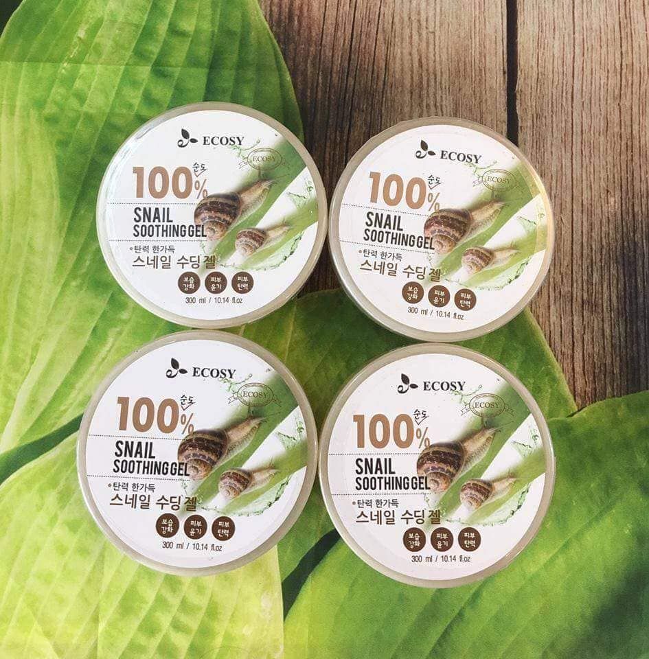 Gel Dưỡng Da Ốc Sên Ecosy 100% Snail Soothing Gel (300ml)