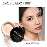  Phấn Phủ Bột Kiềm Dầu Chống Nước SACE LADY Loose Powder 