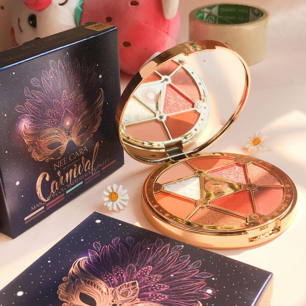 Màu Nee Cara Be Colorful Carnival 9 Color Eyeshadow Palette