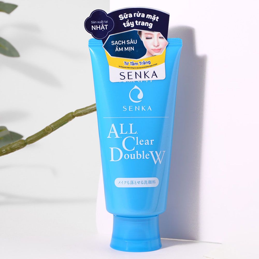 Sữa Rửa Mặt Tẩy Trang Senka All Clear Double Wash