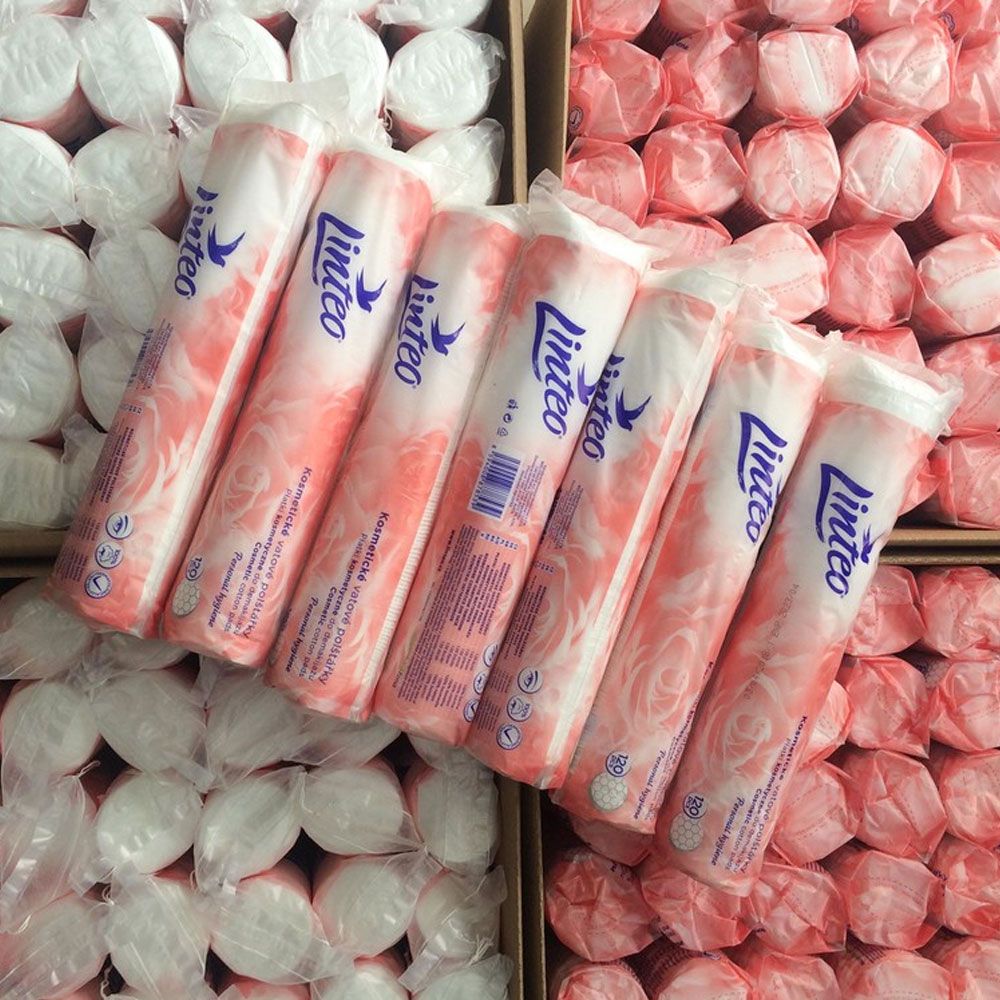 Bông Tẩy Trang Linteo (120 miếng)