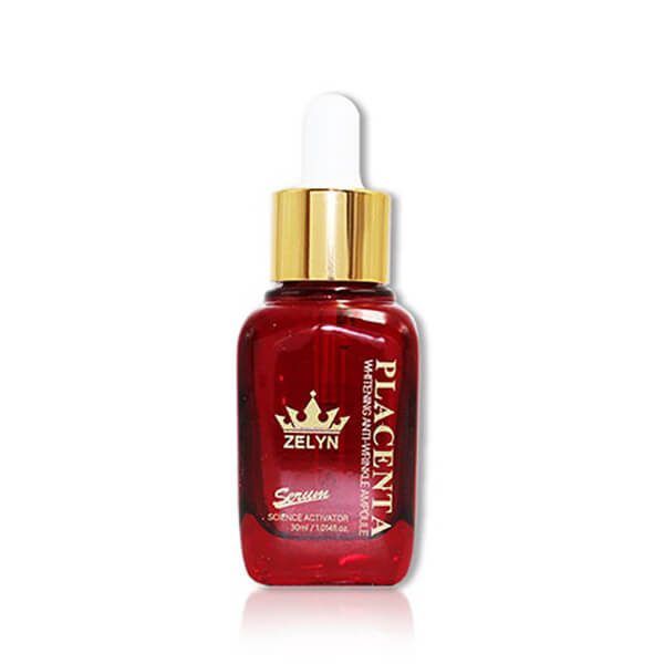 Serum Nhau Thai Cừu Zelyn Placenta Whitening Anti-Wrinkle Ampoule