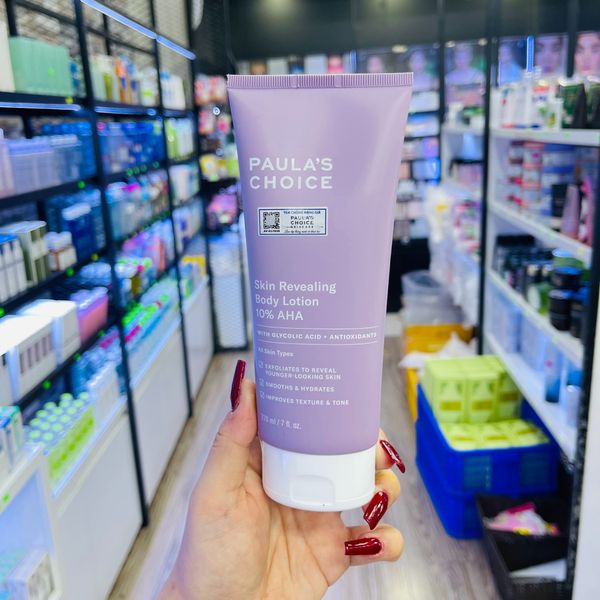  Kem dưỡng thể sáng mịn da Paula's Choice 10% AHA Resist Skin Revealing Body Lotion 210ml 