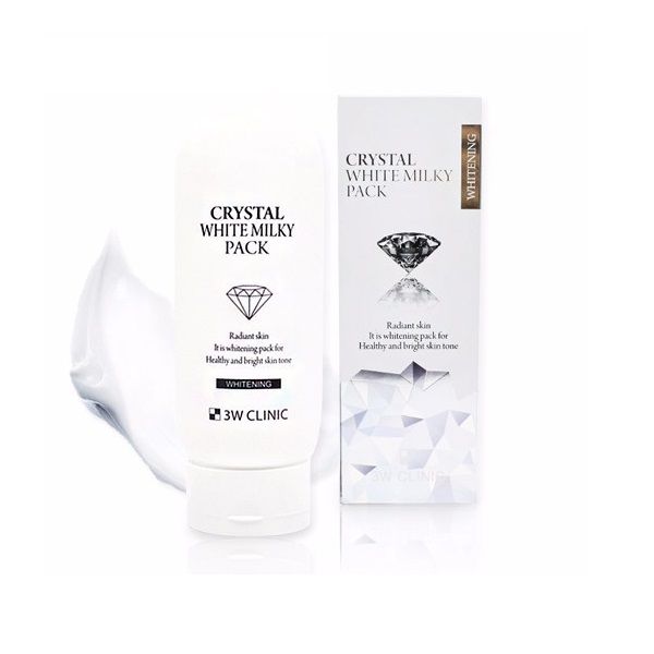 Kem Ủ Trắng 3w Clinic Crystal Whitening Milky Pack