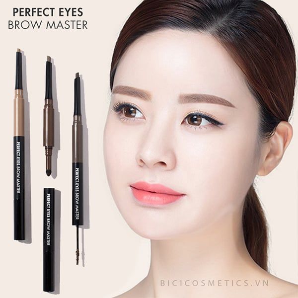 Bút Trang Điểm Mày Perfect Eyes Brow Master 3 in 1