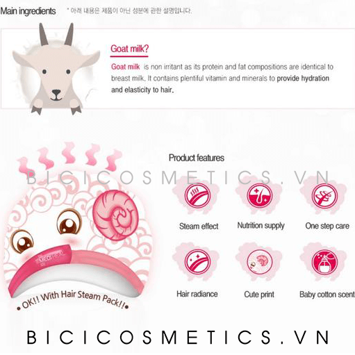Mặt Nạ Hấp Tóc Hair Sheep Steam Pack Mediheal