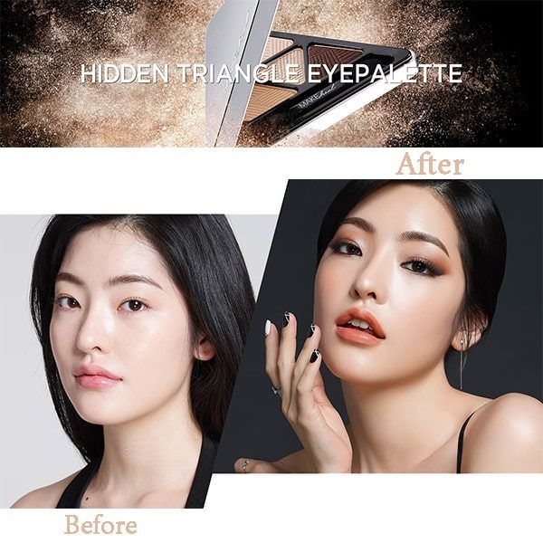 Bảng Màu Mắt 4 ô MAKEHeal Hidden Triangle Eye Palette