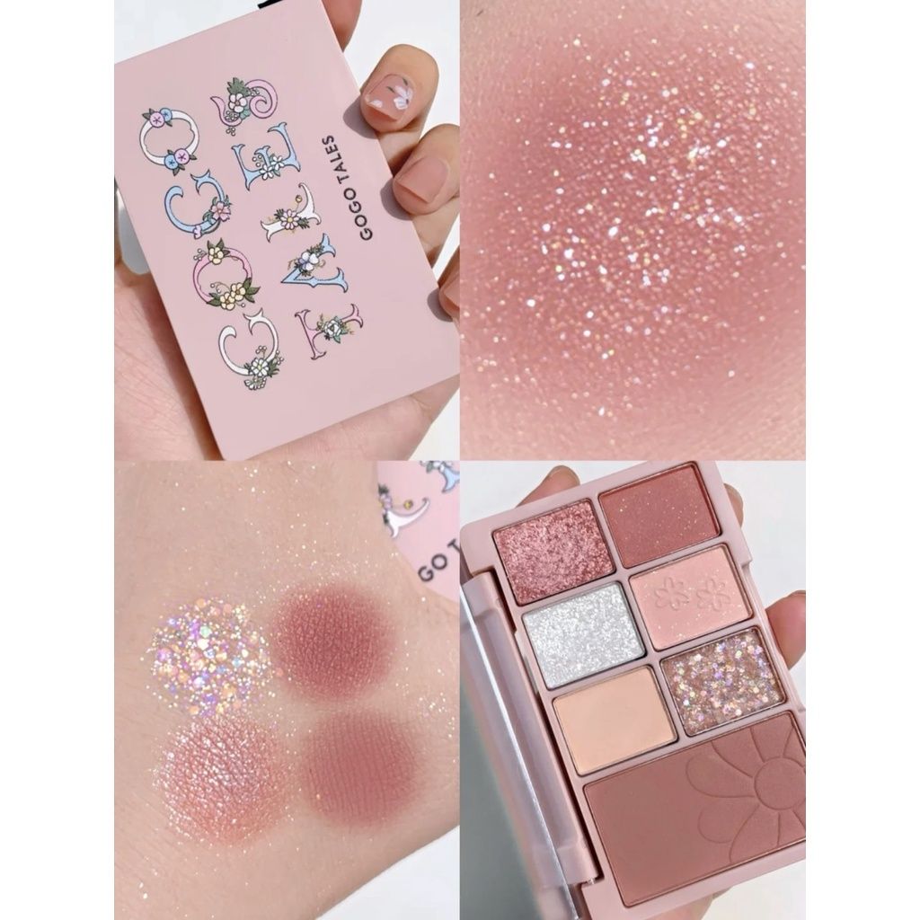  Bảng Mắt GOGO TALES Flower Blooming Eyeshadow Palette - Nội Địa Trung 