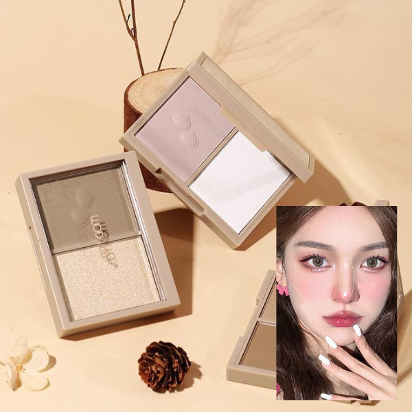 Bảng Tạo Khối Highlight WODWOD Color Close To Skin Color & Natural Beauty