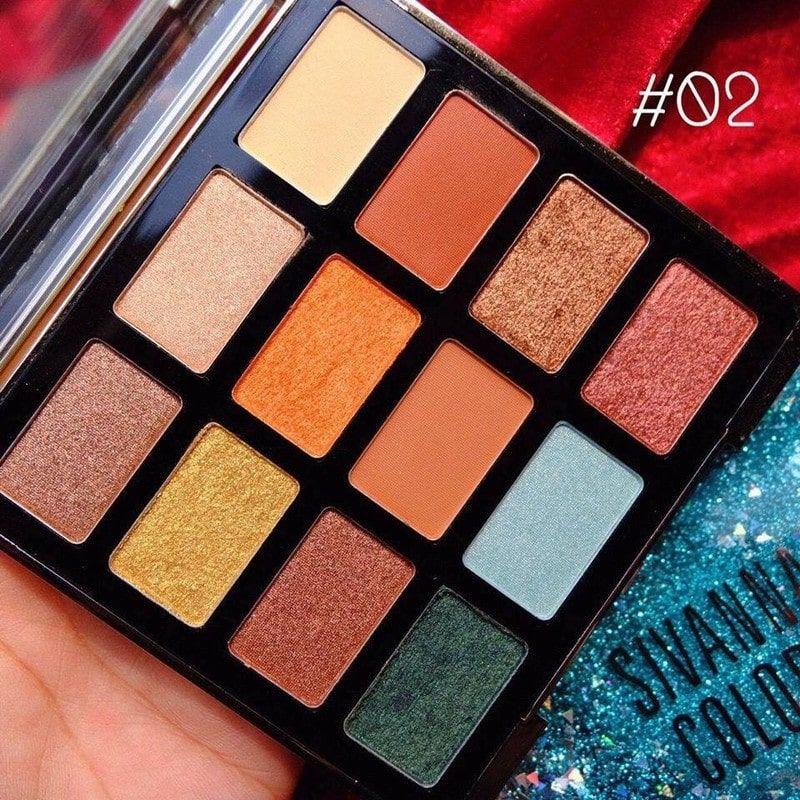 Bảng Phấn Mắt Sivanna Colors Glowing Galaxy Bright HF6015