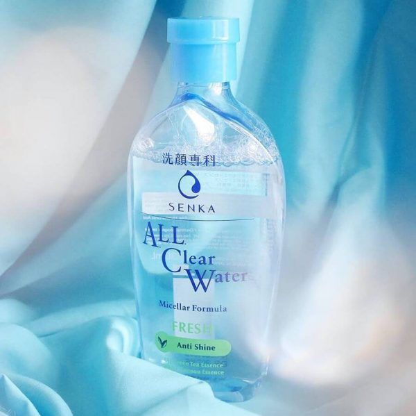 Nước tẩy trang sạch thoáng Senka All Clear Water Fresh Anti Shine Micellar Formula 230ml (không tích điểm)