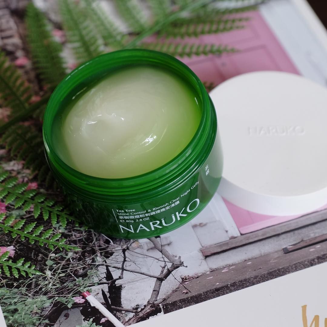 Mặt Nạ Ngủ Trị Mụn NARUKO Tea Tree Shine Control & Blemish Clear Night Gelly