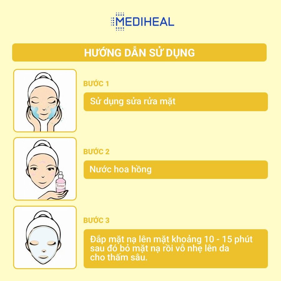  Mặt Nạ Giấy Cấp Ẩm, Ngừa Lão Hóa, Căng Bóng Da Chuyên Sâu MEDIHEAL Essence/Ampoule/Water Mask 