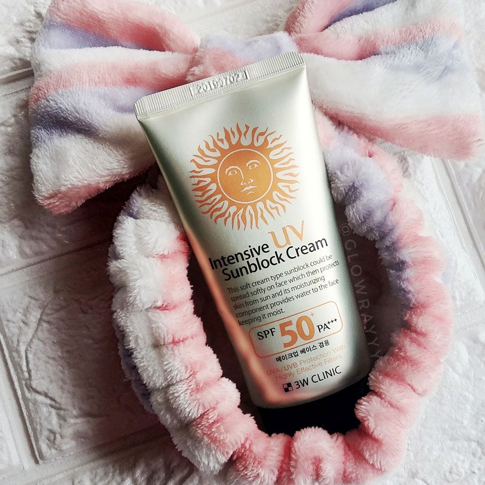 Kem Chống Nắng 3W Clinic Intensive UV Sunblock Cream SPF 50++ PA+++