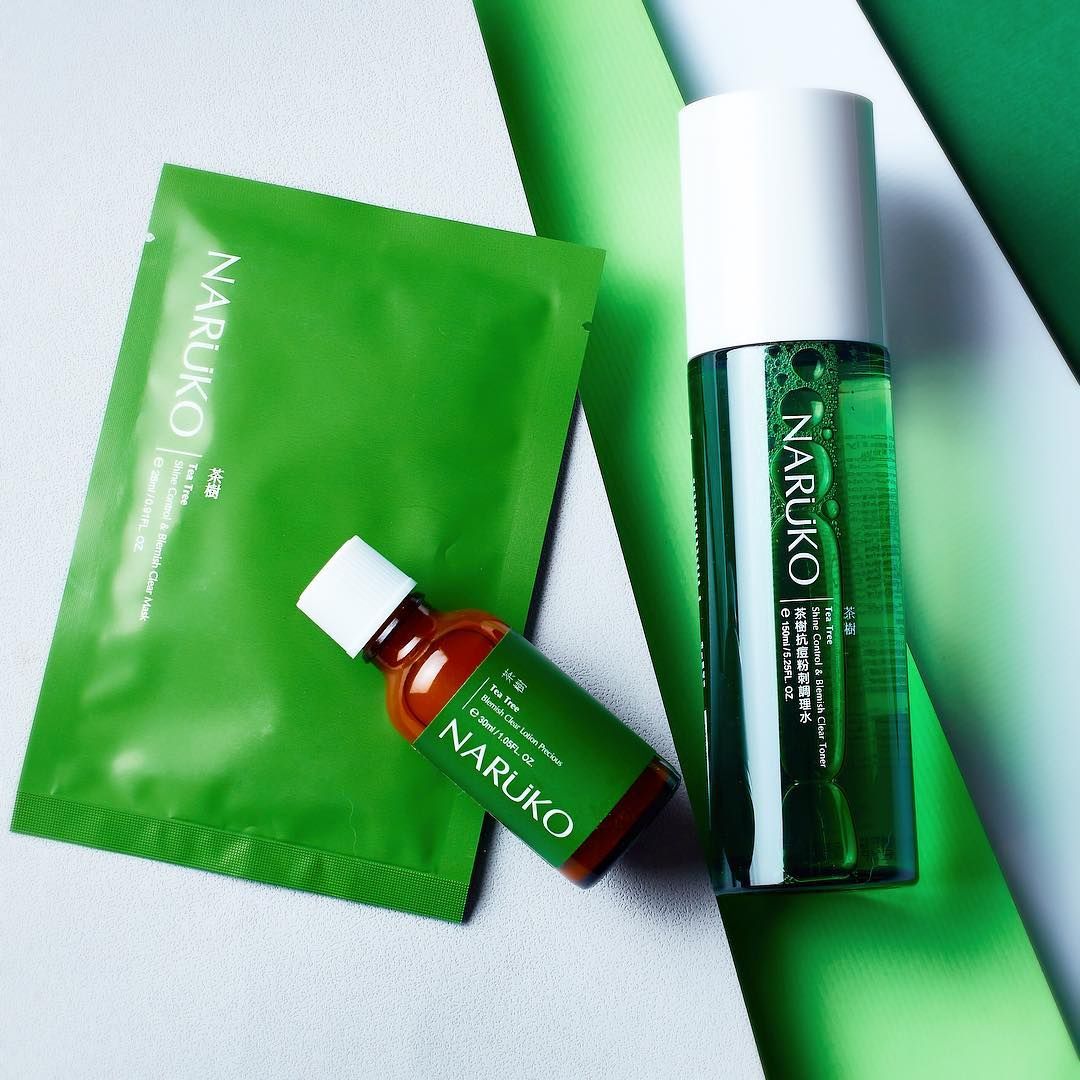 Nước Hoa Hồng Naruko Tea Tree Shine Control & Blemish Clear Toner 150ml