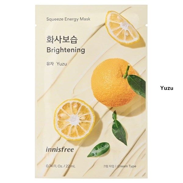  Mặt Nạ Giấy Dưỡng Trắng Da INNISFREE Squeeze Energy Mask 