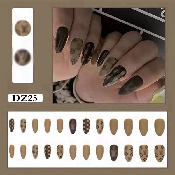  (Update Liên Tục) Set 24 Móng Tay Giả Nails Box Kèm Keo Dán Nội Đia Trung 