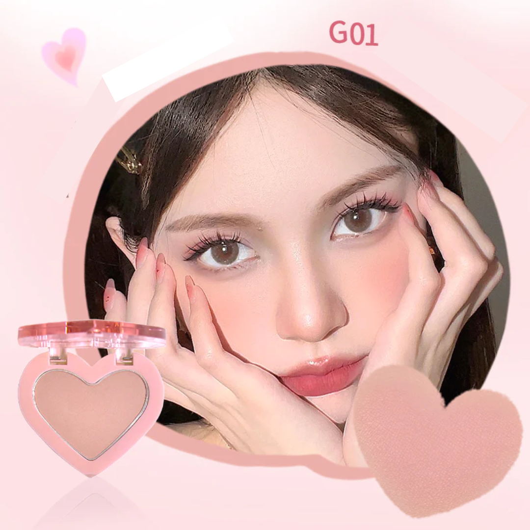  Phấn Má Hồng Trái Tim GOGO TALES Flower Blooming Powder Blusher (GT627) 