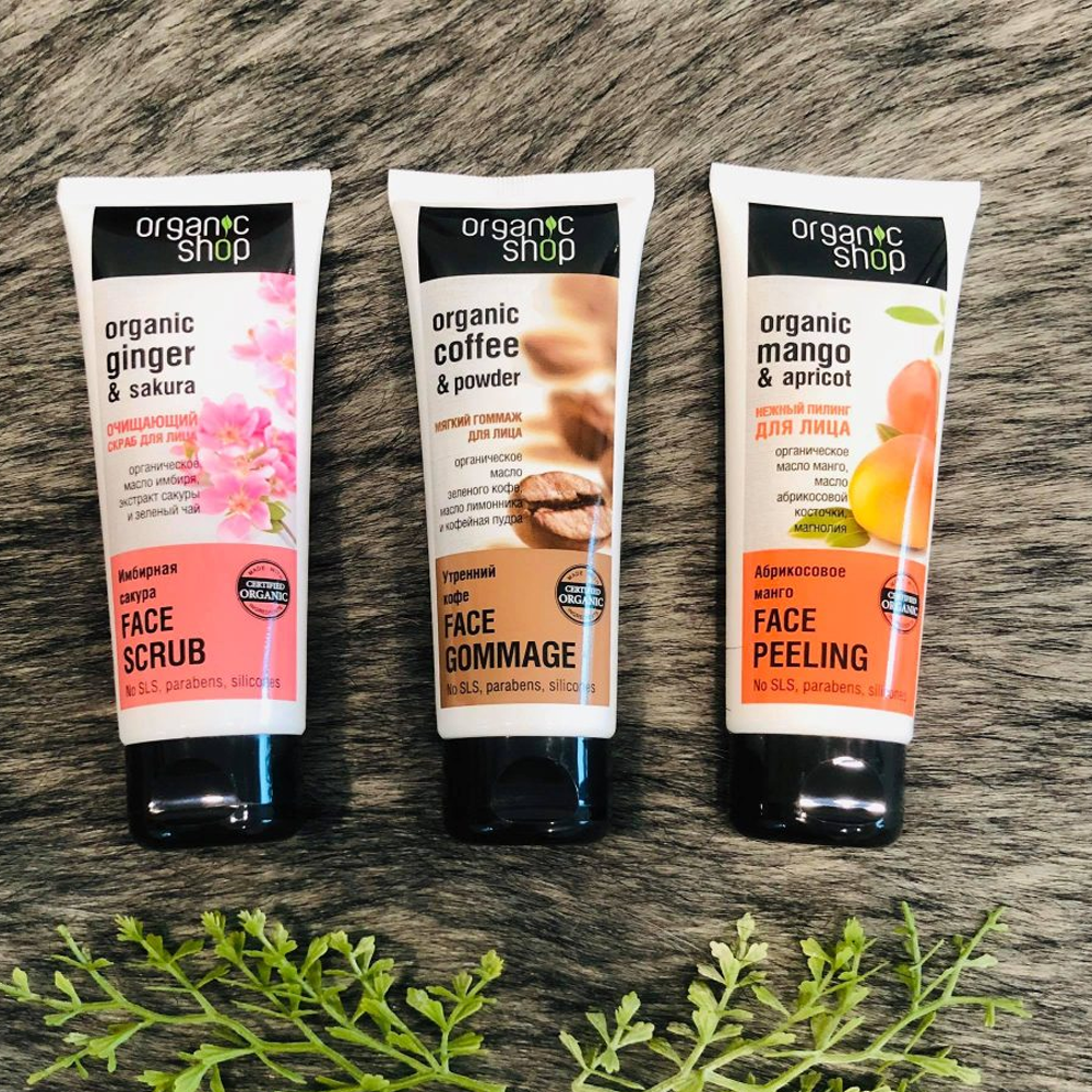 Tẩy tế bào chết Organic Shop For Face