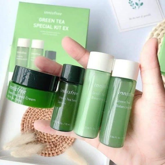  Kit Set 4 Món Dưỡng Da Dùng Thử INNISFREE Green Tea Special Kit EX 