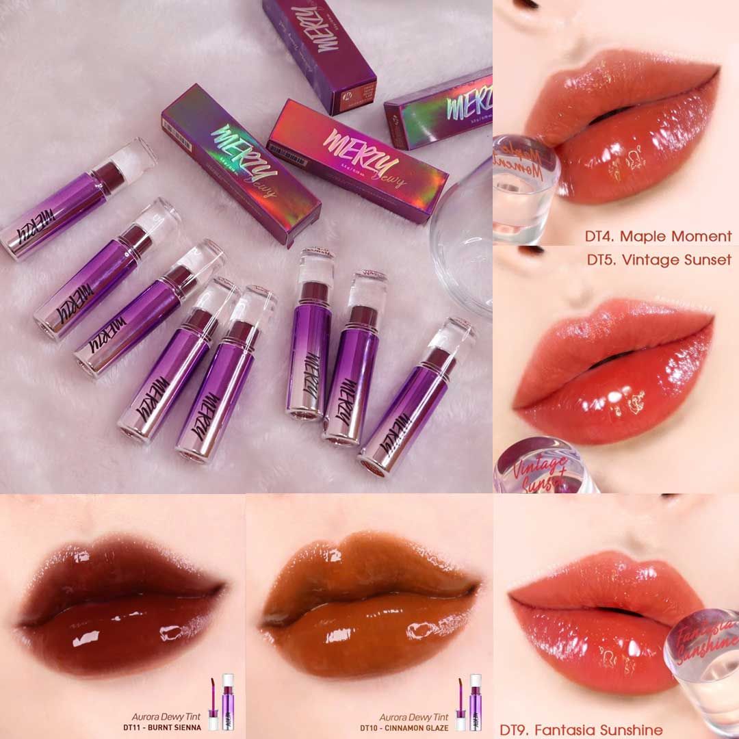 (DT4 - DT10 - DT11) Son Tint Bóng MERZY Aurora Dewy Tint