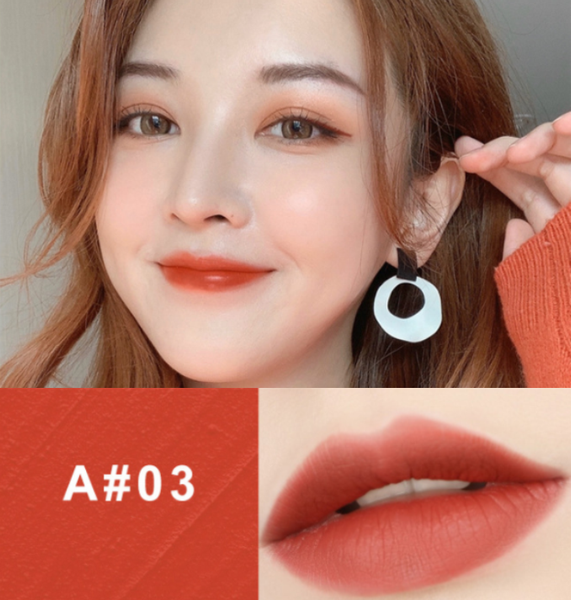  Set 3 Cây Son Kem Lì Nội Địa Trung Maffick Chestnut Velvet Lip Mud 