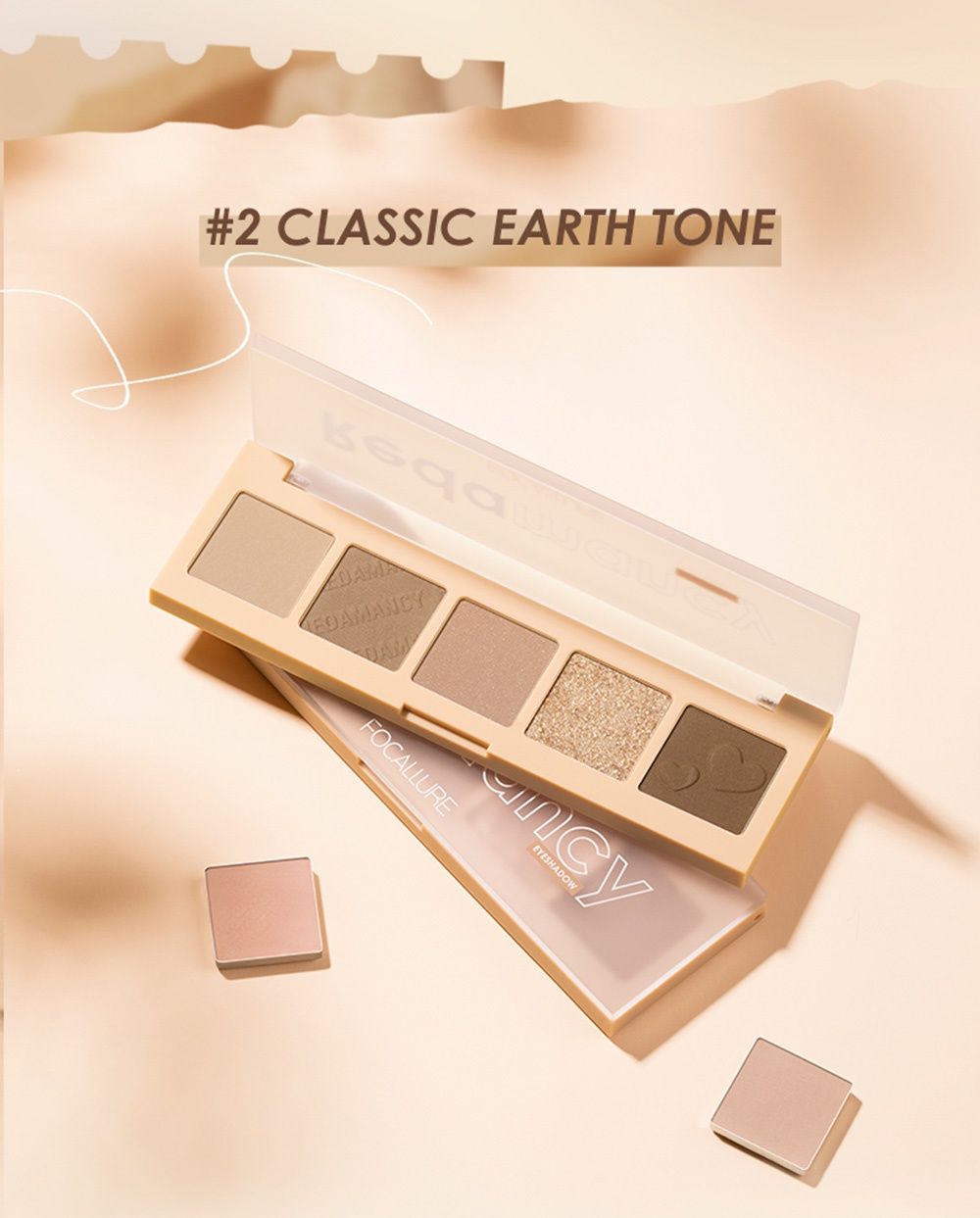  Bảng Phấn Mắt 5 Màu Bền Màu Lâu Trôi FOCALLURE Five Shades Eyeshadow Palette | FA354 