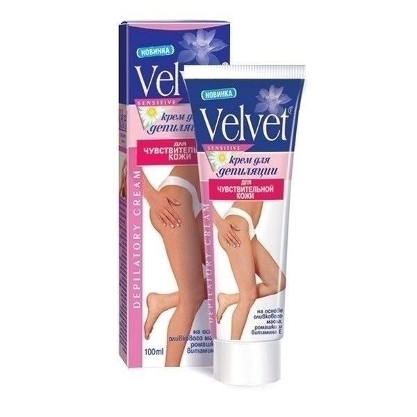  Kem Tẩy Lông Dùng Cho Da Nhạy Cảm Và Vùng Bikini Velvet 100ml 