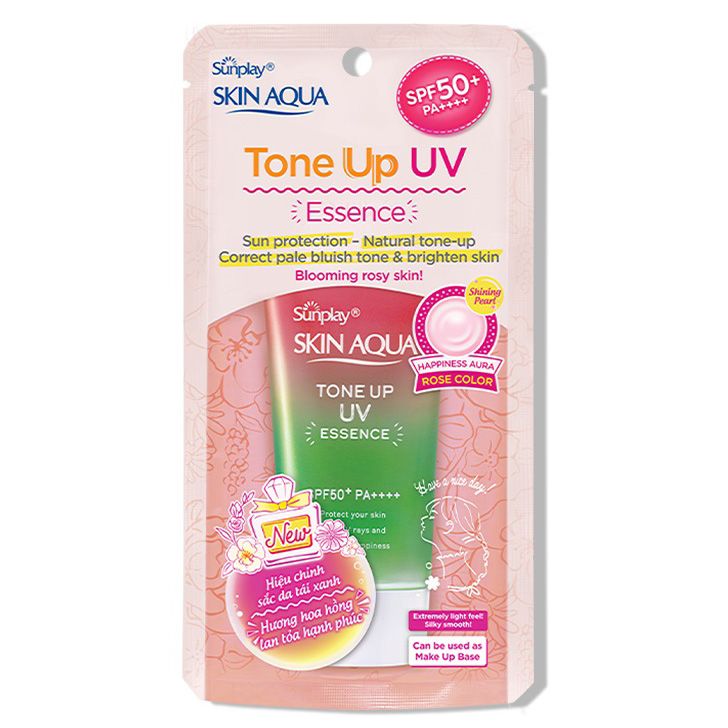  Kem Chống Nắng Hiệu Chỉnh Màu Da SKIN AQUA Tone Up UV Essence SPF50+ PA+++ 